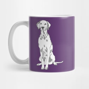 Cherry the Dalmation - Purple Mug